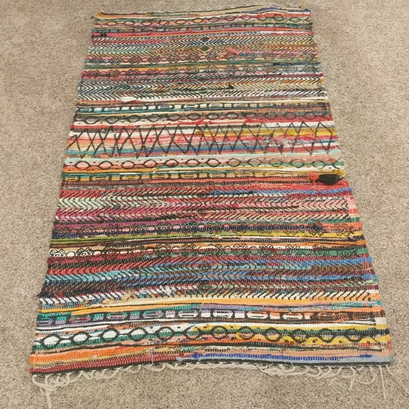 🌺SOLD🌺Multicolor Tribal Rugs - Picture 4 of 6